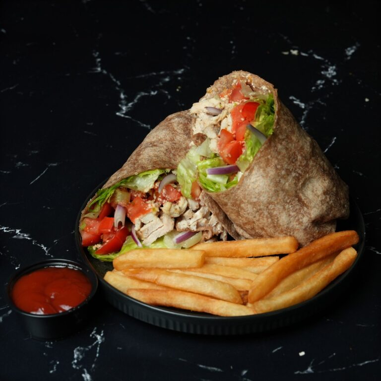 Caesar chicken wrap
